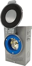 DuroMax XP50PB 50-Amp 12,500-Watt 120/240-Volt Non-Metallic Power Inlet Box
