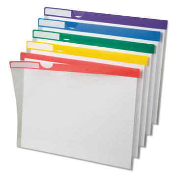 Clear Poly Index Folders by Pendaflex – Letter, Polypropylene (PP), White, Pack of 12, Model 50981