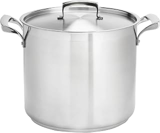 Browne Foodservice THERMALLOY 100 Quart Deep Stainless Steel Stock Pot, NSF