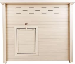 New Age Pet ECOFLEX Fontana Jumbo Chicken Coop, Urban Barn for 4 to 6 Chickens, Easy Assembly, Eco Friendly & Durable, Tan
