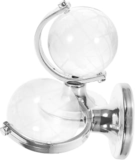 TEHAUX 2pcs Globe Creative Desktop Globe Ornament World Map Modern Style for Home Decor