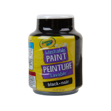 ® Washable Paint by Crayola – 1 Fl Oz (Pack of 1), Black, Model 54-2851