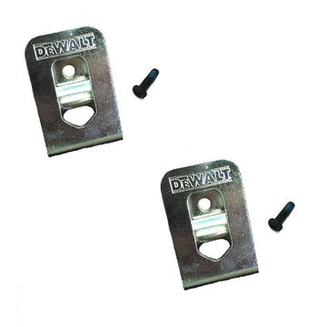 Belt Hook Kit (2 Pack) by DEWALT – 6 inches, Metal, Silver, Pack of 2, Model N268241
