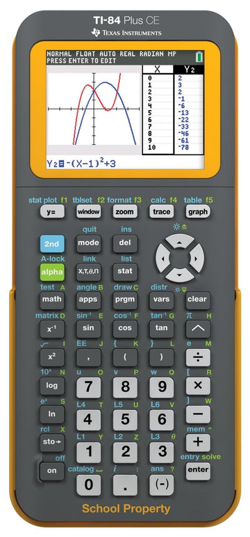TI-84 Plus CE Teacher's 10 Pack Graphing Calculator (Renewed) by Texas Instruments – Small, Plastic, Teacher 10 Pack, Pack of 10, Model 84PLCE/TPK/2L1-cr