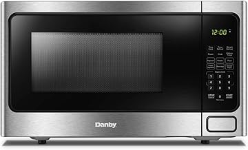 Danby Designer DDMW007501G1 0.7 cu ft Countertop Microwave in Stainless Steel