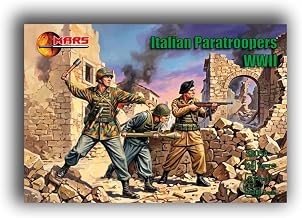 Mars Figures 32054 1/32 Italian Paratroopers WW2 (16 Figures, 8 Poses) Scale Model/Replica