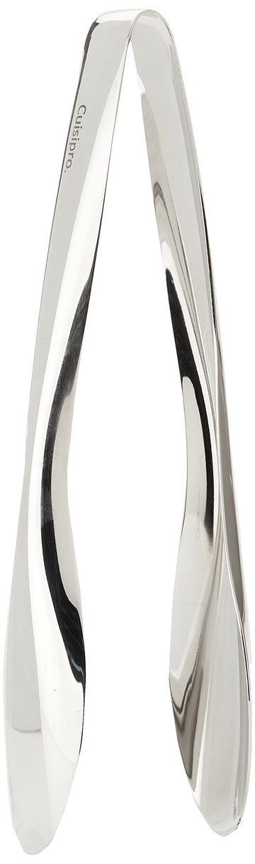 Mini Tempo Tongs by Cuisipro – 9.5-Inch, Stainless Steel, Silver, Model CSP-747154