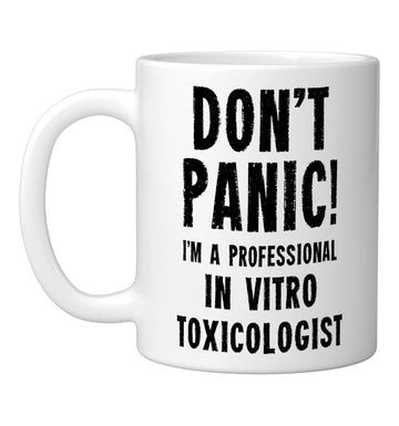 In vitro Toxicologist Ceramic Mug by Scientific Research Staff Gifts & T-Shirts – 11 Ounces, 11 fluid_ounces, Ceramic, White, Model T9DQK0XDKMDUSWhite