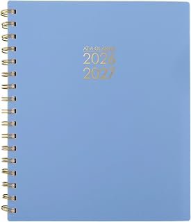 AT-A-GLANCE Harmony Academic 2026-2027 Weekly Monthly Planner, Blue Aura, Medium, 7" x 8 3/4"