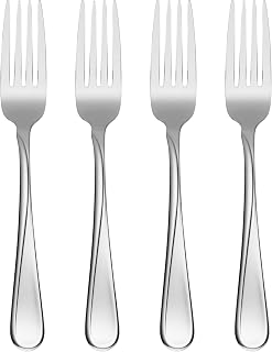 Oneida Flight Dinner Forks Silverware Set for 4, Flatware | mirror finish, dishwasher safe | cutlery set for kitchen and dining, utensil set, heavy duty, kitchen essentials