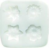Silikomart 71.240.00.0096 Silicone Mould Sugarflex Flower, White