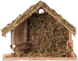 Fontanini by Roman Inc., Italian Nativity Stable, 5" Stables Collection, Nativity Figure and Accessories, Hand Sculpted and Painted