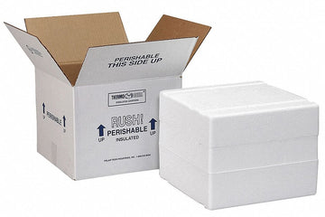 Insulated Shipping Container by Polar Tech – White, Model XM19C