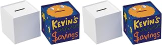 Colorations PMBANK Papier-Mache Customizable Banks Set of 12 Craft Project for Kids (Pack of 2)