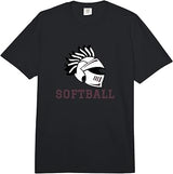 Curtis High School Warriors Softball Comfort Colors Adult Heavyweight T-Shirt