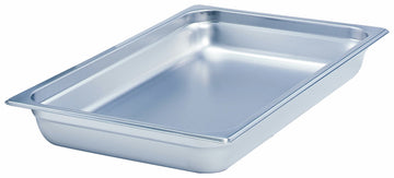 SAF-T-STAK Third x 2-1/2-Inch Pan by CRESTWARE – Steel, Silver, Model 2132