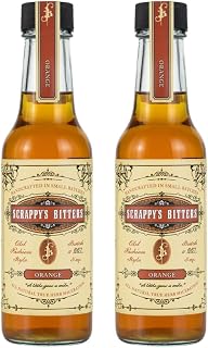 Scrappy's Bitters Orange, 5 oz - Organic Ingredients, Finest Herbs & Zests, No Extracts, Artificial Flavors, Chemicals or Dyes. Made in the USA! (Pack of 2) | Organic Ingredients, Finest Herbs & Zests, No Extracts, Artificial Flavors, Chemicals or Dyes, Made in the USA