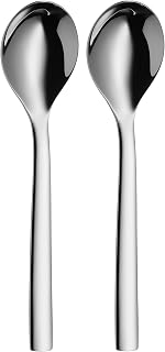 WMF Cereal Spoon Set of 2 Pieces Polished 18/10 Stainless Steel Dishwasher Safe Length 16,5 cm