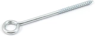 Forney 61232 Lag Screw Eyes, Plated, 1/4-Inch Eyebolt-by-2-Inch Thread-by-5-Inch Overall Length