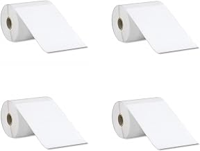 DYMO Authentic LW Extra-Large Shipping Labels for LabelWriter Label Printers, White, 4'' x 6'', 4 Pack, 880 Labels Total (1744907)