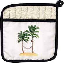 Betsy Drake PT085 Palm Trees & Monkey Pot Holder