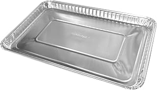 Handi-Foil 11" x 7" Shallow Oblong Aluminum Danish/Cake Pan 3/4" Deep - HFA # 310 (Pack of 200)