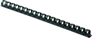 Fellowes Binding Combs Plastic Black 5/8 Inch 25 Pack (52324)