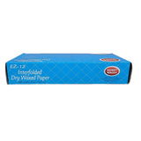 EZ12C, 12x10-3/4-Inch Interfolded Medium Grade Dry Waxed Paper, Waxed Wrap Deli Paper Sheets (1) by Handy Wacks – 12x10-3/4 inches, Paper, White, Model 14182281