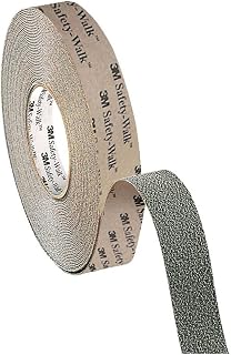 3M Safety-Walk Slip Resistant Resilient Medium Tape 300 Series, Grey, 25.4 mm x 18.3 m