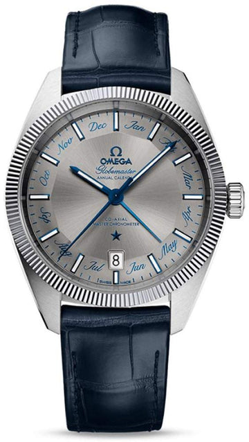 Wrist Watches by Omega – Stainless Steel, Blue,Grey, Model 130.33.41.22.06.001