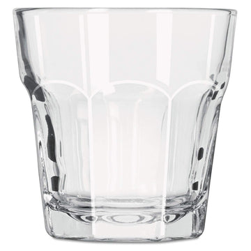 Gibraltar Rocks 7 Oz by Libbey – 7 Ounces, 7.0 fluid_ounces, Crystal, Black, Model 15241