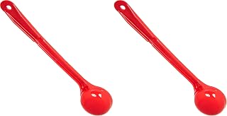Carlisle FoodService Products Measure Miser Plastic Measuring Spoon with Long Handle, 2 Ounces, Red (Pack of 2)