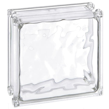 Acrylic Glass Block Clear - 6"L x 6"W x 3"H by US BLOCK WINDOWS AKA HY-LITE – 6" x 6" x 3", Acrylic, Transparent, Model B663-CW/CASE