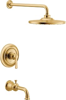 Moen UTS344303BG Colinet M-CORE 3-Series 1-Handle Tub and Shower Trim Kit, Valve Required, Brushed Gold