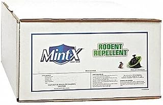 Mint-X Rodent Repellent Trash Bag, 0.630 Mil, Hi-Density, Star Seal, 48" Height x 40" Length, 45 Gallon, Clear (Pack of 250) (MX4048HD C16)