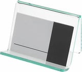 Lorell Business Card Holder - Acrylic - Green, Transparent - 1 Each