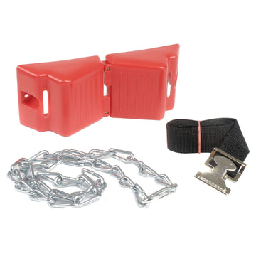 Cylinder Bracket by First Safety – Plastic, Red, Model 35256