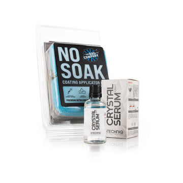 Gtechniq CSL Ceramic Coating 50 ml No Soak Coating Applicator Kit Bundle by The Rag Company – 50mL, Pack of 2, Model TRC-1328