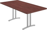 Correll 36x72 Rectangle Modern Conference Table in Mahogany