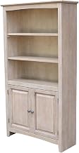 Solid Wood Shaker Bookcase - 60" H