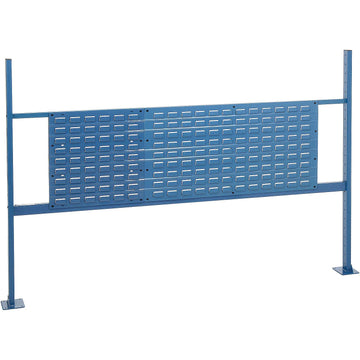 18" W and 36" W Louvers Mounting Kit for 72" W Workbench - Blue by Global Industrial – 68"L x 72"W x 19"H, Metal, Blue, Model 318861BL