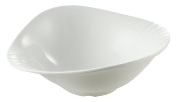 Milando Collection Elegant Melamine Bowl 3.5 Qt 18" BOX of by Yanco – 3.5 quarts, Melamine, White, Pack of 6, Model MD-918