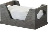 Ashwood Collection – Napkin Holder – 9W x 5D x 4.5H – Gray-Washed Oak