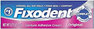 Fixodent Denture Adhesive Cream Original 0.75 oz (Pack of 11)