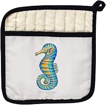 Betsy Drake PT089 Rays Seahorse Pot Holder