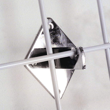 Chrome Grid Brackets by Retail Resource – Chrome, Model GWB
