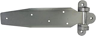 Kason 1074 Series Chrome Reversible Steel Strap Hinge for Walk-in Freezer/Refrigerator (Select Offset from Flush and 1-1/8") (Offset: 1-1/8")