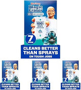 Mr. Clean Magic Eraser Foaming Sponge, All Purpose Cleaner, Dawn Cleaning Power, Wall, Sneaker, Oven Cleaner, Kitchen, Bathroom, Shower Cleaning Supplies, Scrubber, Ultra Foamy, 7ct (Pack of 4)