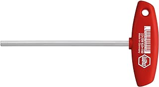 Wiha Allen Wrench with Cross Handle Hexagonal Shiny Nickel-Plated (00916) 5 x 100 mm