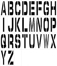 A-Z 24" .060 Plastic Individual Stencil Letter